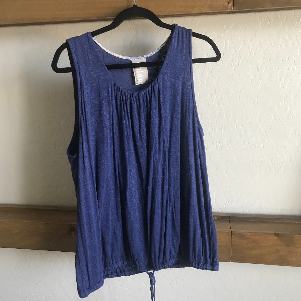 Anthropologie Dolan Left Coast Blue Tank Top